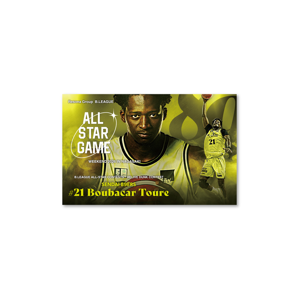 りそなグループ B.LEAGUE ALL-STAR GAME WEEKEND 2026 IN NAGASAKI 記念ステッカー #21 詳細画像 1カラー 1